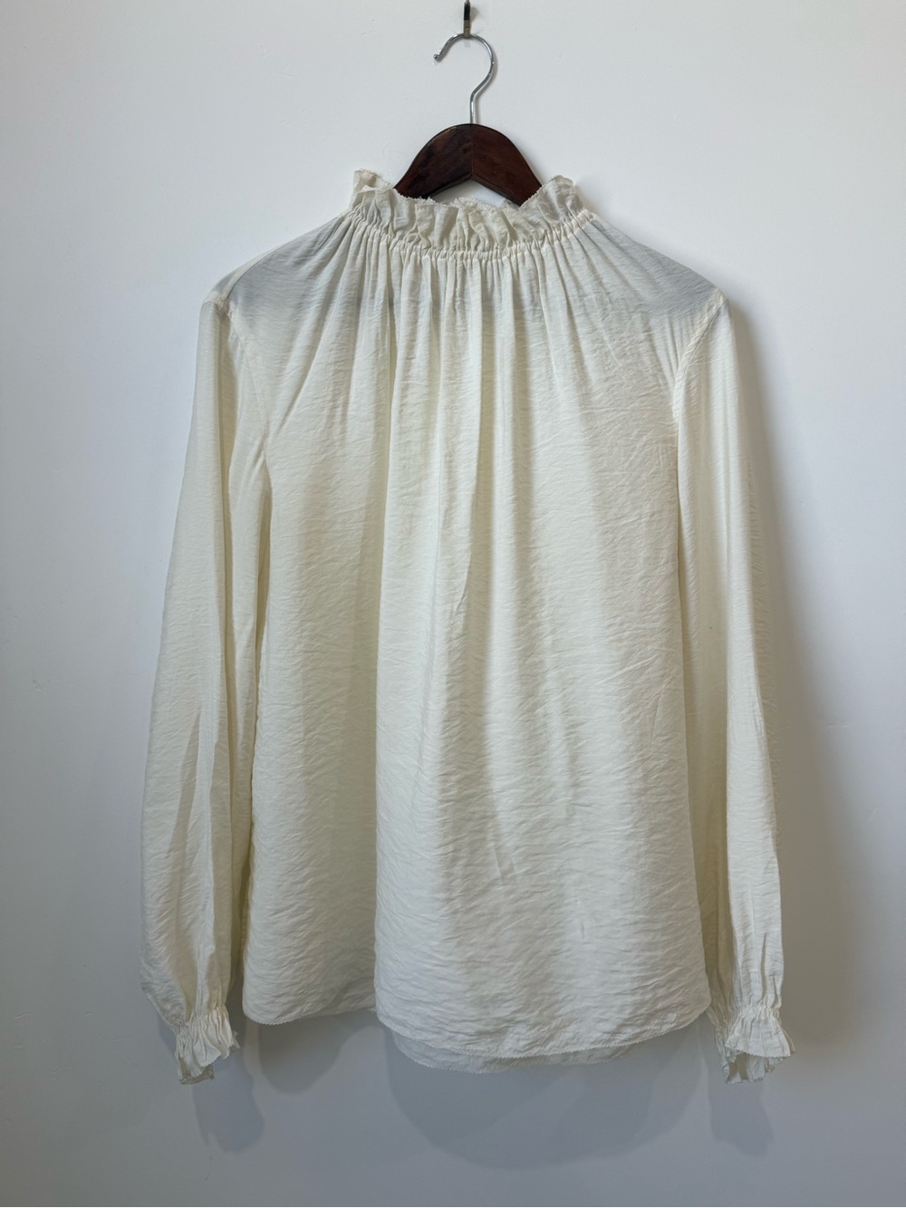 COS Ruffled High-Neck Blouse Size M - Picture 5 of 7